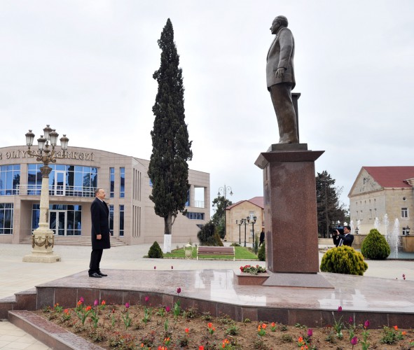 Prezident İlham Əliyev Astarada səfərdədir (FOTO)