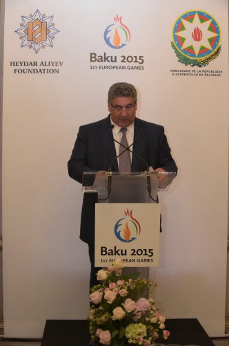 Heydər Əliyev Fondunun təşkilatçılığı ilə “Bakı-2015” Brüsseldə təqdim olunub (FOTO)