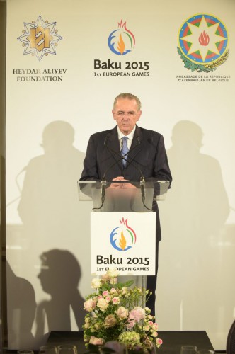 Heydər Əliyev Fondunun təşkilatçılığı ilə “Bakı-2015” Brüsseldə təqdim olunub (FOTO)
