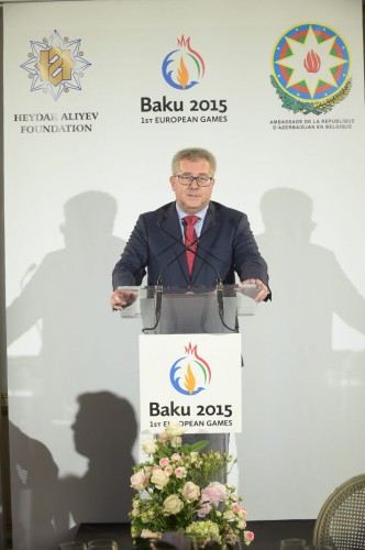 Heydər Əliyev Fondunun təşkilatçılığı ilə “Bakı-2015” Brüsseldə təqdim olunub (FOTO)