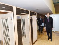 Prezident İlham Əliyev və xanımı Heydər Əliyev adına İdman Sarayında əsaslı təmirdən sonra yaradılan şəraitlə tanış olublar (FOTO)