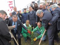 Türkiyənin İzmit şəhərində İlham Əliyev Parkının təməli qoyulub (FOTO)