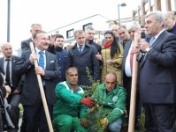 Türkiyənin İzmit şəhərində İlham Əliyev Parkının təməli qoyulub (FOTO)