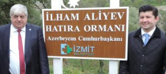 Türkiyənin İzmit şəhərində İlham Əliyev Parkının təməli qoyulub (FOTO)