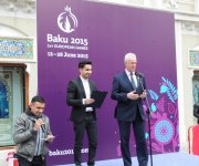 Bakıda Avropa Oyunları ilə bağlı tanınmış rəssamların şousu (FOTO)