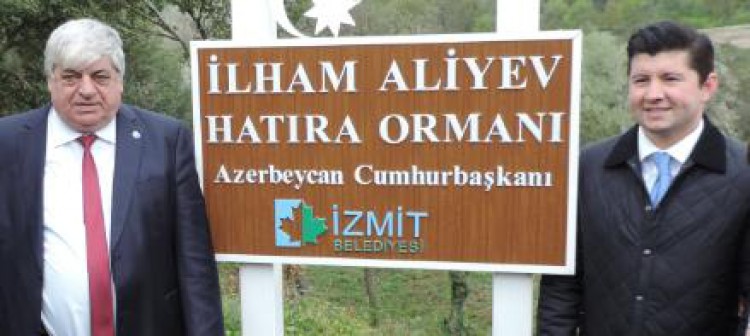 Türkiyənin İzmit şəhərində İlham Əliyev Parkının təməli qoyulub (FOTO)