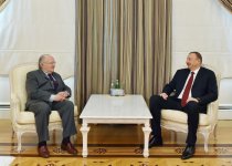 İlham Əliyev Fransanın Yəhudi İnstitutlarının Təmsilçilik Şurasının prezidentini qəbul edib