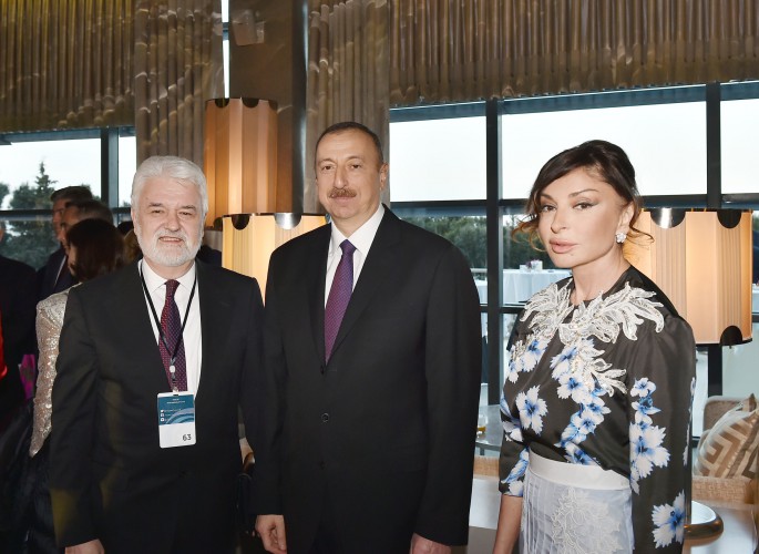 Prezident İlham Əliyevin adından III Qlobal Bakı Forumunun iştirakçılarının şərəfinə ziyafət verilib (FOTO)