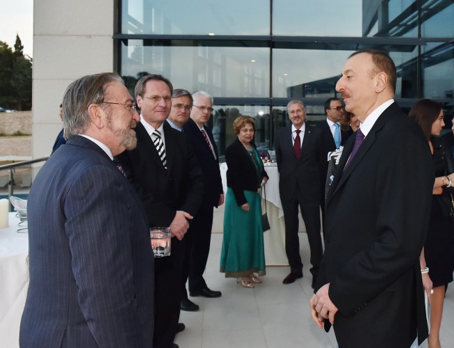 Prezident İlham Əliyevin adından III Qlobal Bakı Forumunun iştirakçılarının şərəfinə ziyafət verilib (FOTO)