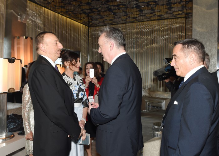 Prezident İlham Əliyevin adından III Qlobal Bakı Forumunun iştirakçılarının şərəfinə ziyafət verilib (FOTO)