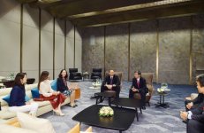 Prezident İlham Əliyev: AİB-in Azərbaycana ayırdığı vəsait xalqımız və ölkə iqtisadiyyatı üçün faydalı olacaq (ƏLAVƏ OLUNUB 2) (FOTO)