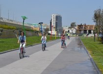 Bakı bulvarı, velosipedlər və Avropa Oyunları (FOTO)