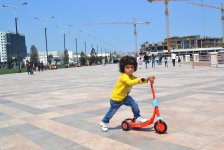 Bakı bulvarı, velosipedlər və Avropa Oyunları (FOTO)
