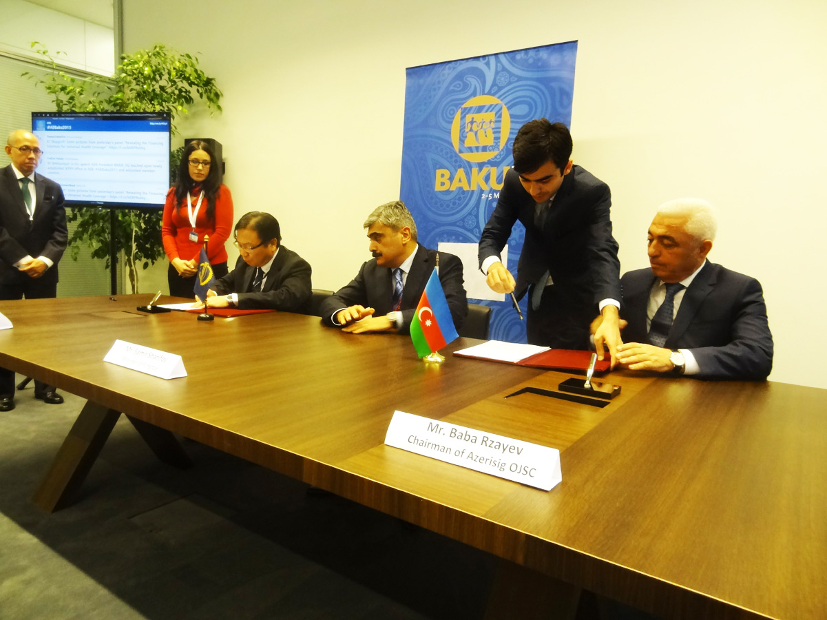 Azərbaycan və Asiya İnkişaf Bankı 1 milyard dollar həcmində saziş imzaladı (ƏLAVƏ OLUNUB) (FOTO)
