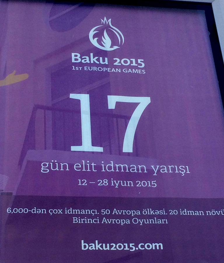 Paytaxt Bakı İlk Avropa Oyunları əhval-ruhiyyəsində (FOTO)