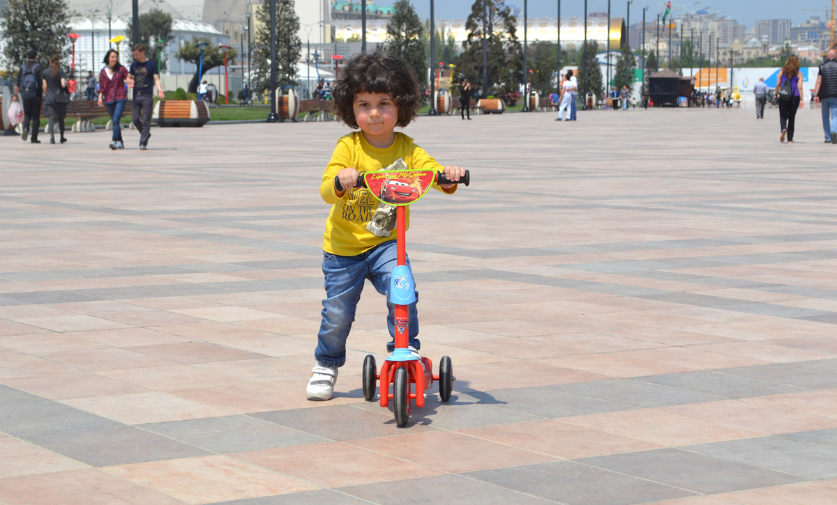 Bakı bulvarı, velosipedlər və Avropa Oyunları (FOTO)