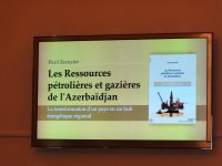 Azərbaycanın neft sənayesi tarixi və yeni neft strategiyası haqqında fransız dilində kitab nəşr olunub (FOTO)