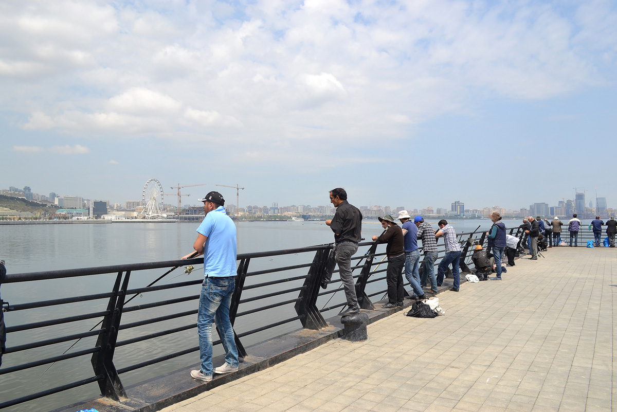 I Avropa Oyunlarına gələcək turistlər üçün əla məkan: Bakı buxtasının balıqçıları (FOTO)