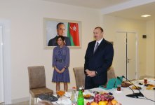 Prezident İlham Əliyev və xanımı yeni inzibati binanın açılışında iştirak ediblər (FOTO)