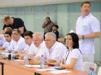 Bakıda su polosu üzrə beynəlxalq turnir keçirilir (FOTO)