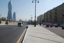Bakıda Heydər Əliyev prospektinin yan yolu sabah açılacaq (FOTO)