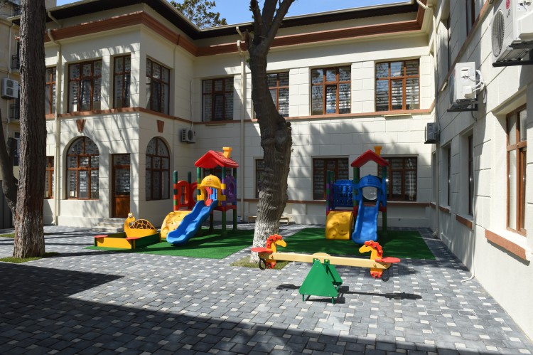 Mehriban Əliyeva Bakıda 1 nömrəli körpələr evinin yenidənqurmadan sonra açılışında iştirak edib (FOTO)