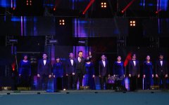 Milli Parkda möhtəşəm atəşfəşanlıq olub (FOTO)