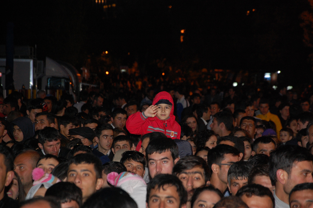 Milli Parkda möhtəşəm atəşfəşanlıq olub (FOTO)