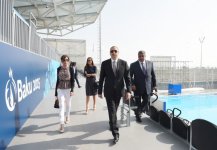 Prezident İlham Əliyev və xanımı Bakıda Avropa Oyunları Parkının açılışında iştirak ediblər (FOTO)