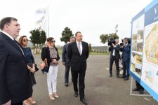 Prezident İlham Əliyev və xanımı Veloparkın açılışında iştirak ediblər (FOTO)