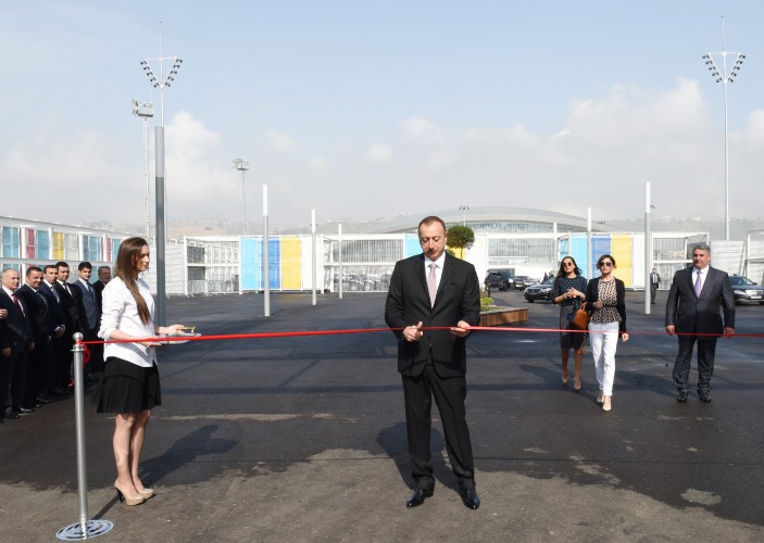 Prezident İlham Əliyev və xanımı Bakıda Avropa Oyunları Parkının açılışında iştirak ediblər (FOTO)