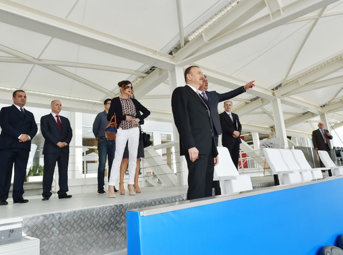 Prezident İlham Əliyev və xanımı Bakıda Avropa Oyunları Parkının açılışında iştirak ediblər (FOTO)