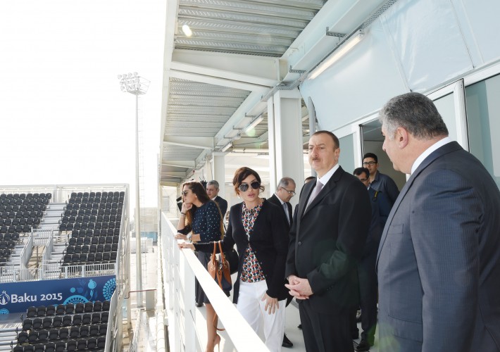 Prezident İlham Əliyev və xanımı Bakıda Avropa Oyunları Parkının açılışında iştirak ediblər (FOTO)