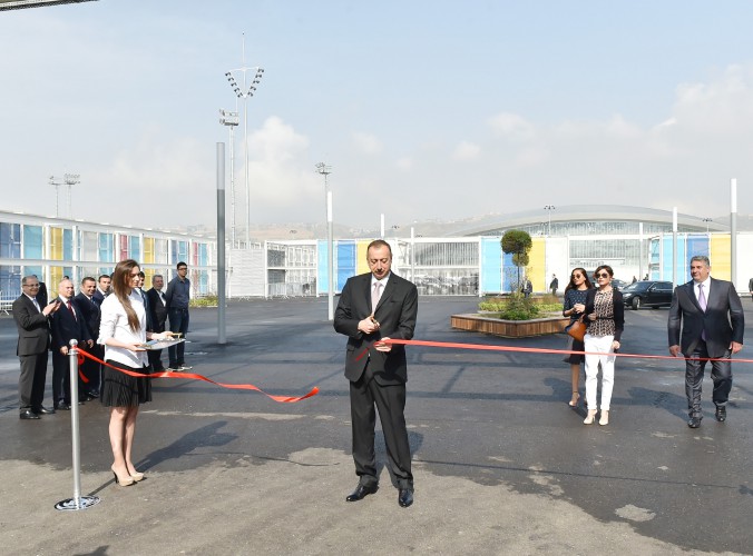 Prezident İlham Əliyev və xanımı Bakıda Avropa Oyunları Parkının açılışında iştirak ediblər (FOTO)