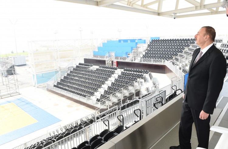 Prezident İlham Əliyev və xanımı Bakıda Avropa Oyunları Parkının açılışında iştirak ediblər (FOTO)