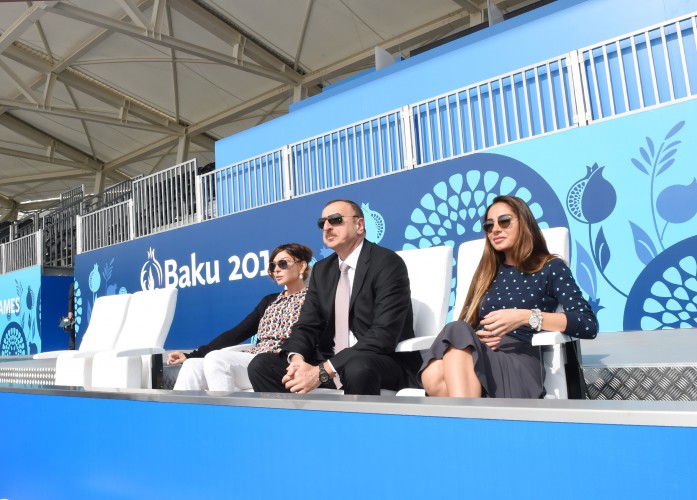 Prezident İlham Əliyev və xanımı Bakıda Avropa Oyunları Parkının açılışında iştirak ediblər (FOTO)
