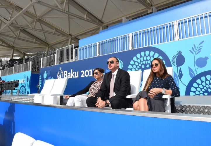 Prezident İlham Əliyev və xanımı Bakıda Avropa Oyunları Parkının açılışında iştirak ediblər (FOTO)