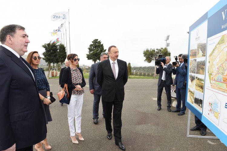 Prezident İlham Əliyev və xanımı Veloparkın açılışında iştirak ediblər (FOTO)