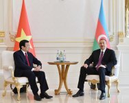 Azərbaycan və Vyetnam prezidentlərinin məhdud tərkibdə görüşü olub (FOTO)