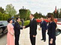 Vyetnam Prezidenti Çıonq Tan Şanqın rəsmi qarşılanma mərasimi olub (FOTO)