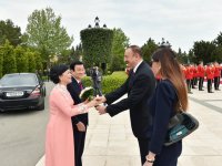 Vyetnam Prezidenti Çıonq Tan Şanqın rəsmi qarşılanma mərasimi olub (FOTO)