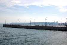 Bakı-2015: Yeni Ağ Şəhər bulvarında gəzinti (FOTO)