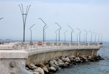 Bakı-2015: Yeni Ağ Şəhər bulvarında gəzinti (FOTO)