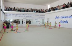 Bədii gimnastika üzrə festival yarışları keçirilib (FOTO)