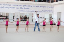 Bədii gimnastika üzrə festival yarışları keçirilib (FOTO)