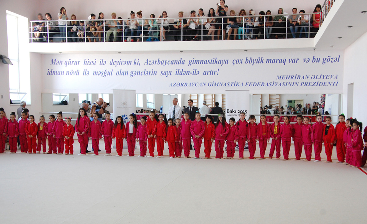 Bədii gimnastika üzrə festival yarışları keçirilib (FOTO)