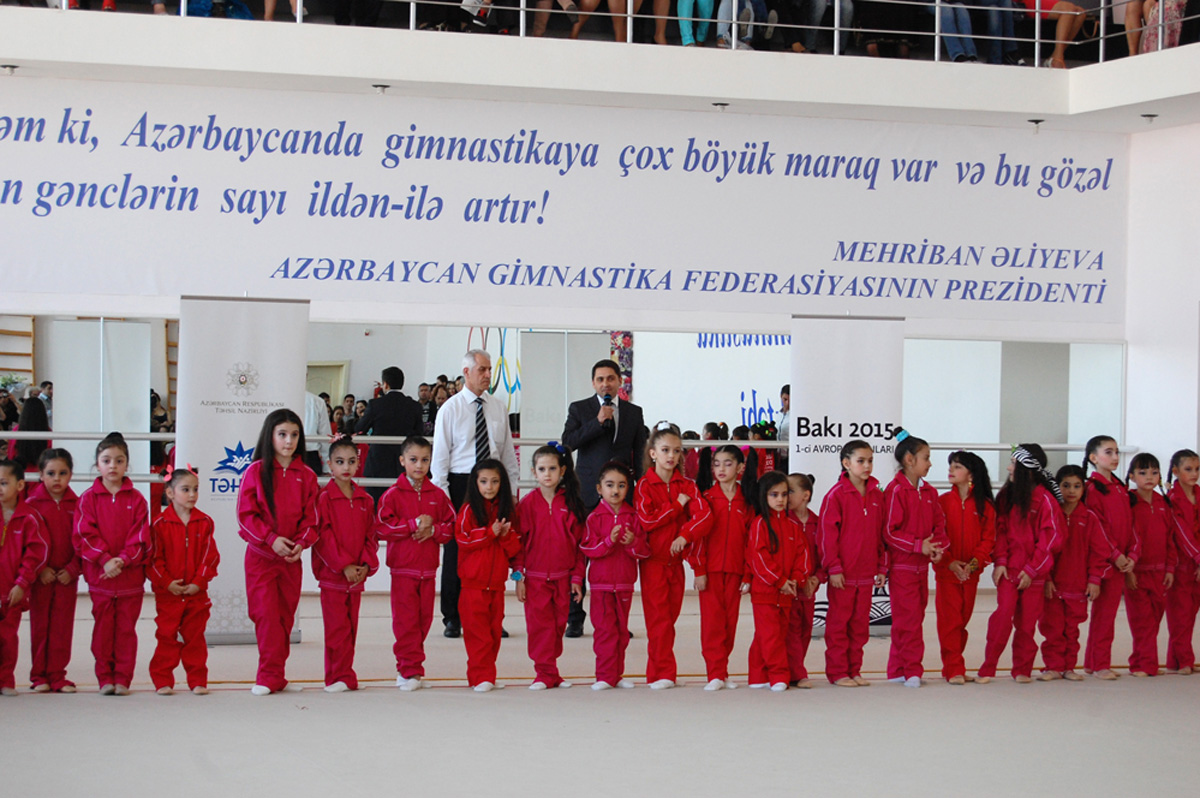 Bədii gimnastika üzrə festival yarışları keçirilib (FOTO)