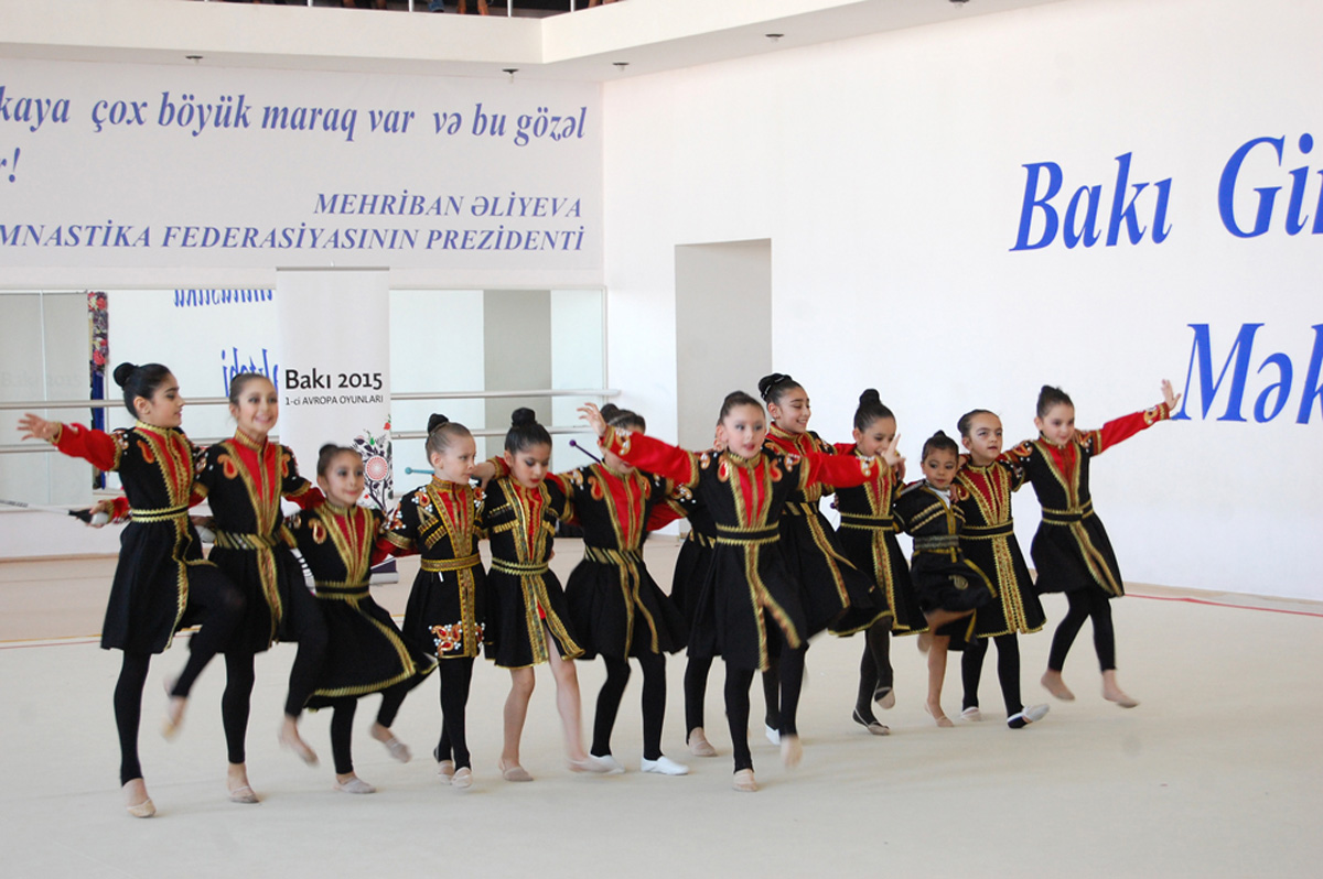 Bədii gimnastika üzrə festival yarışları keçirilib (FOTO)