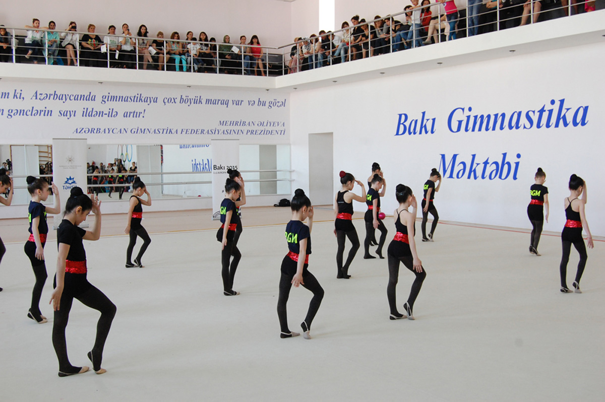 Bədii gimnastika üzrə festival yarışları keçirilib (FOTO)