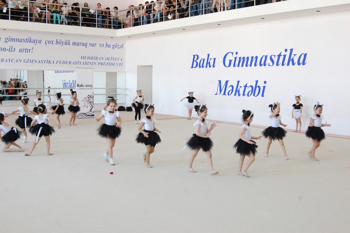 Bədii gimnastika üzrə festival yarışları keçirilib (FOTO)